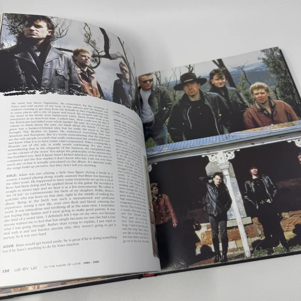 U2 by U2 Hardcover Book Bono The Edge Adam Clayton Larry Mullen Jr HarperCollins